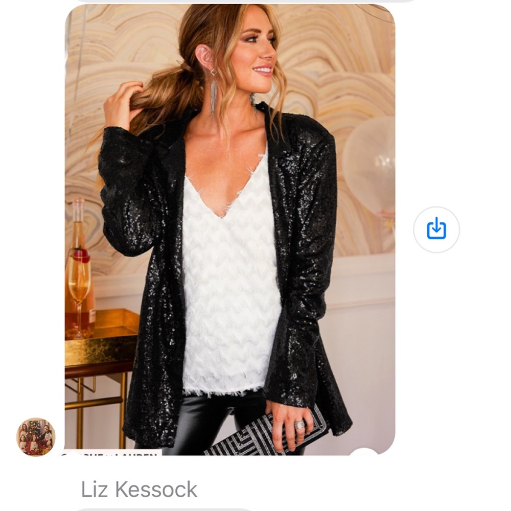 Sequin cardigan